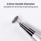 Diamond Saucer Nail Drill Head — 2.3mm Shank